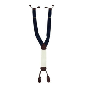 Tommy Hilfiger Men's Blue Adjustable Y-Back Suspenders
